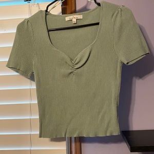 Mint Crop Top
